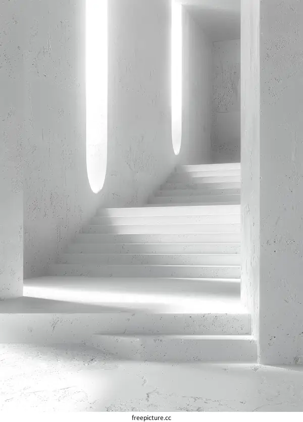Concrete Stairwell: A Liminal Space