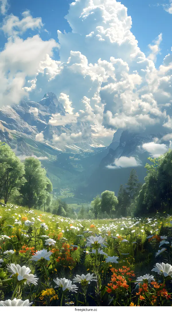 Flowers in the mountains