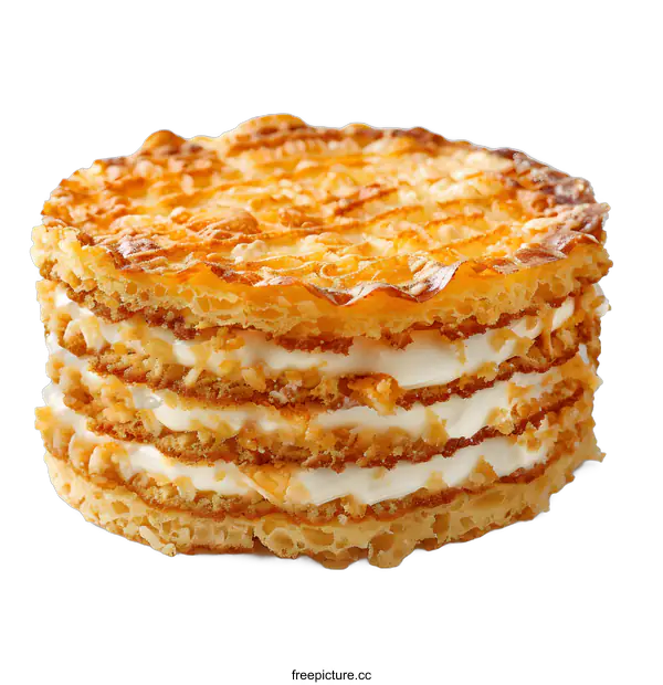 [Transparent Background PNG]A cake with cream filling