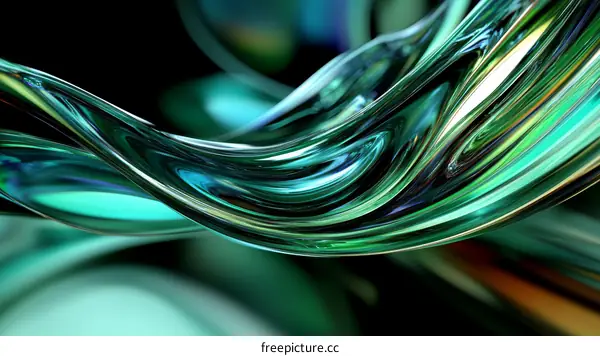 Abstract Flowing Liquid Design