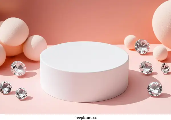 Modern Minimalist Display for Cosmetics and Jewelry