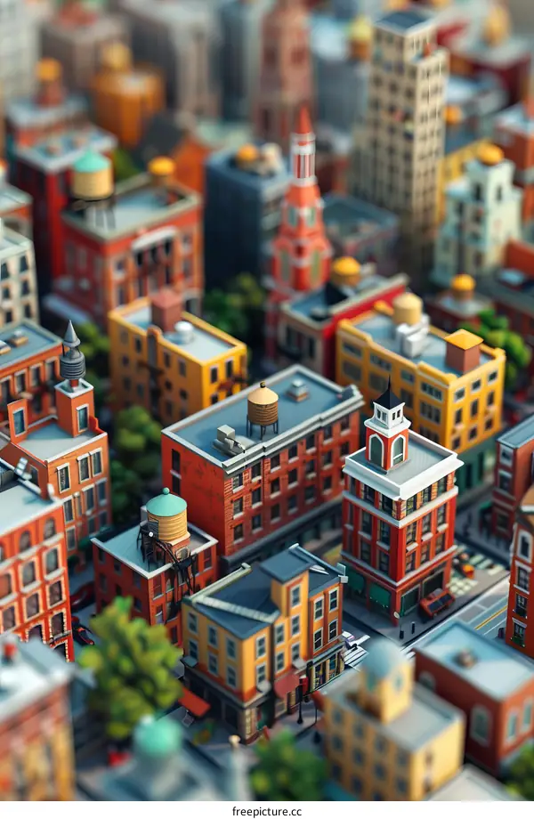 Miniature Cityscape Architecture