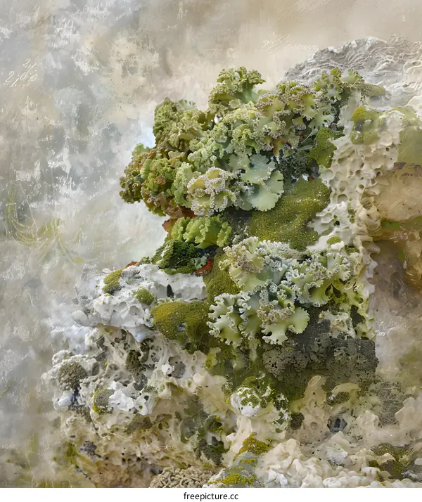 Close Up of Green Moss on Stone