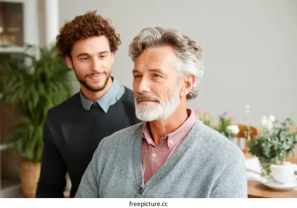 Father and Son Relationship Portrait