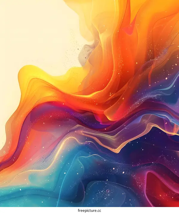 Colorful abstract painting