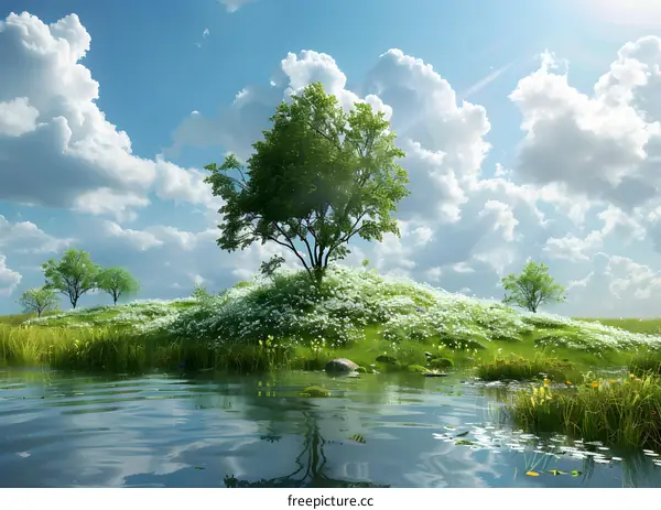 Lonely Tree Landscape