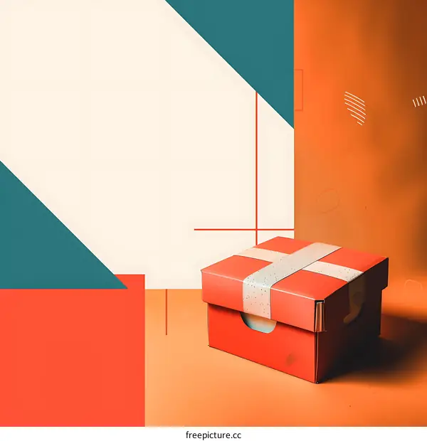 Gift Box Sale with Geometric Design