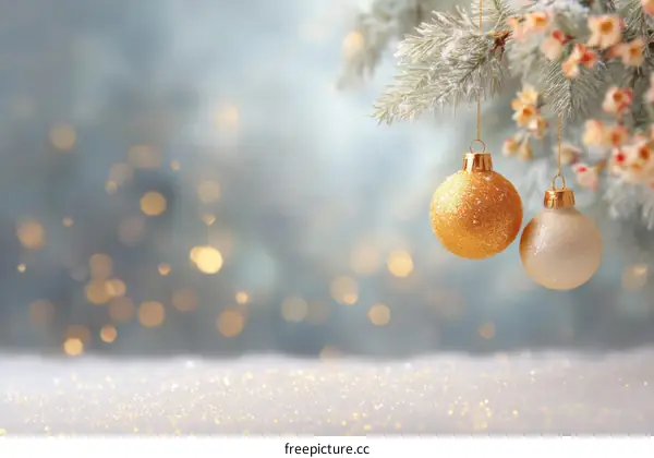 Christmas Festive Decoration Background