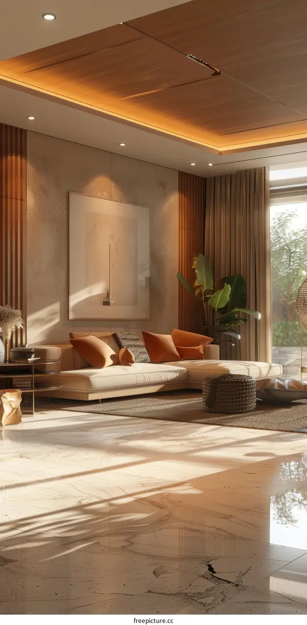 Living Room Interior Design Visualization