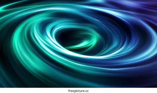 Abstract Colorful Swirling Vortex Design