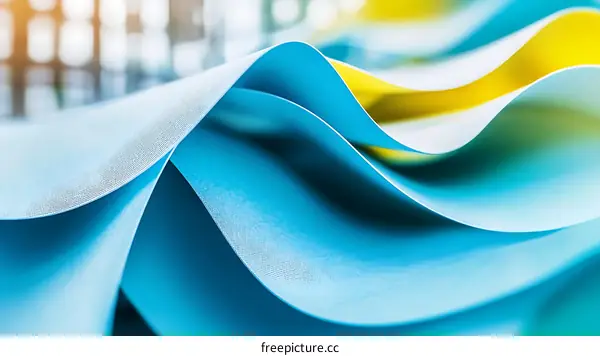Abstract Wave Patterns of Pastel Colors