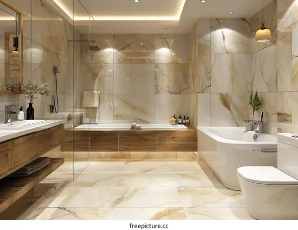 Modern Luxurious Bathroom Interior Design