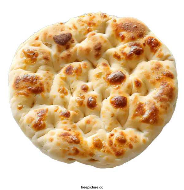[Transparent Background PNG]Flatbread on white background