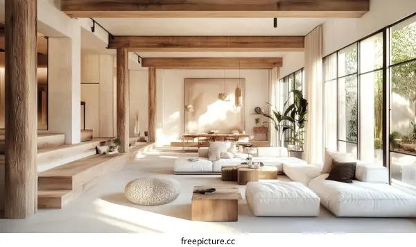 Modern Minimalist Living Room Interior Design