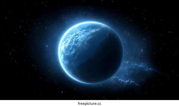 Earth in the Vastness of Space