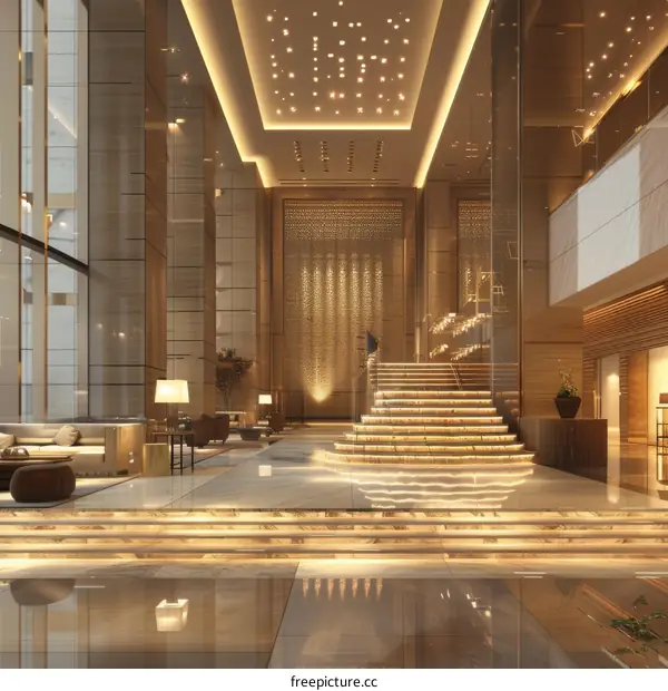 Luxury Hotel Lobby Interior Design