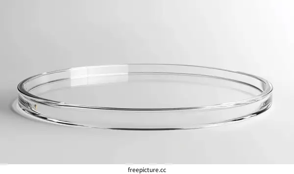 Clear Glass Round Tray