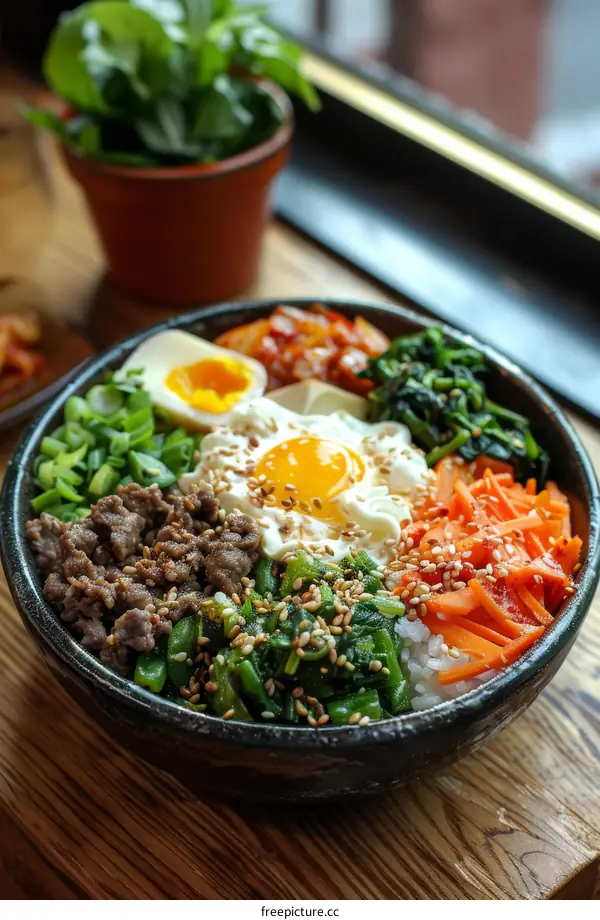 Bibimbap - Korean Rice with Vegetables