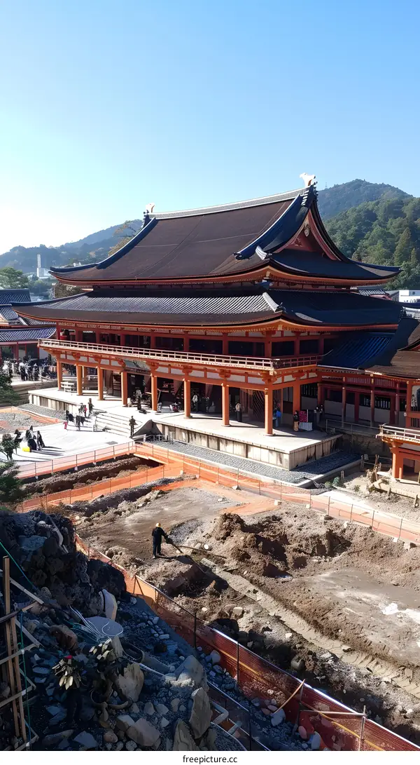 Temple Construction in Japan