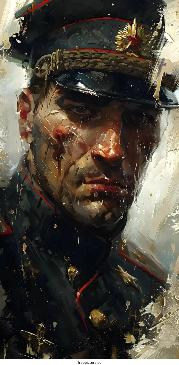 Portrait of a soldier