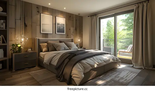 Bedroom in IKEA style