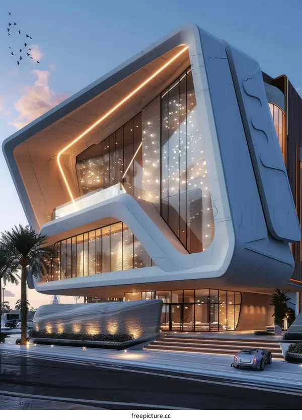 Modern Architectural Design of a Contemporary Building