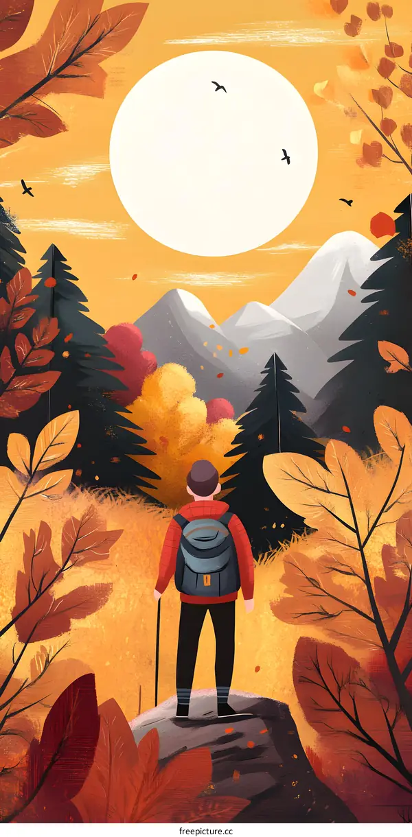 Autumn Hiking in the Mountains