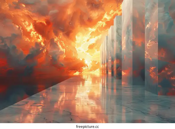 Path to Light: A Fantasy Landscape