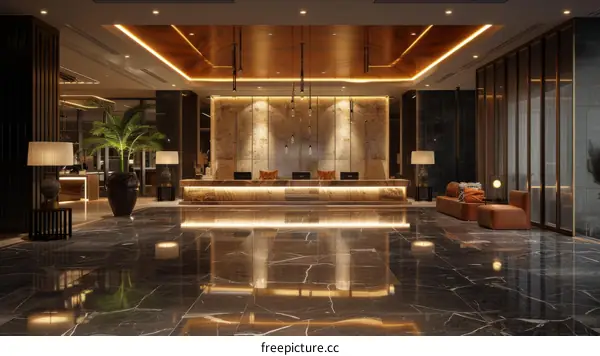 Modern Hotel Lobby Interior Design