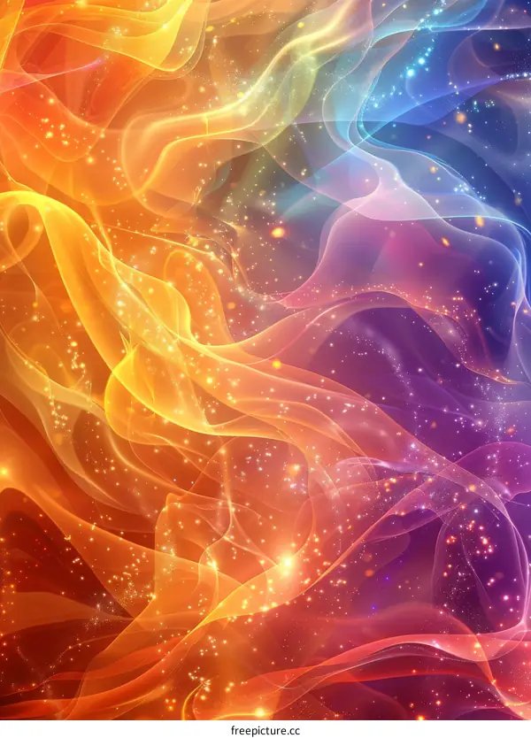 Blazing Flames of Color