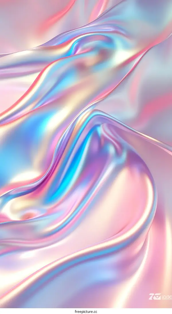 Abstract Liquid Holographic Gradient Background