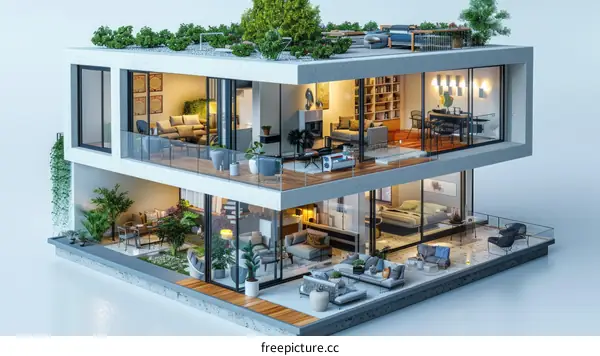 Modern House Exterior and Interior Design