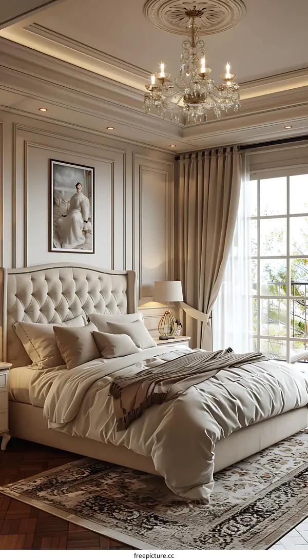 European-style bedroom