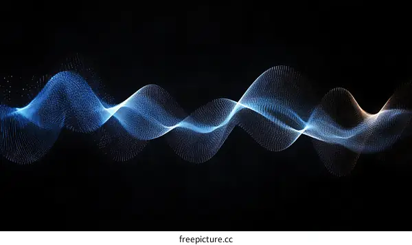 Abstract Waveform Design in Blue and White