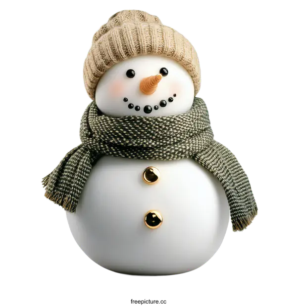 [Transparent Background PNG]Cute Snowman Decoration Illustration