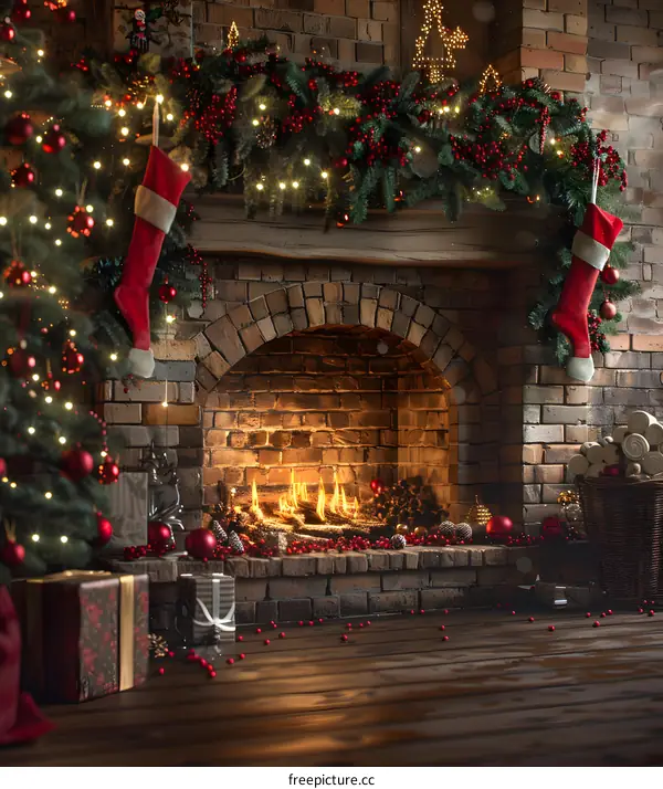 Christmas Fireplace