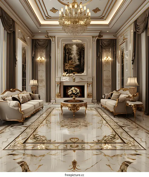Luxurious living room