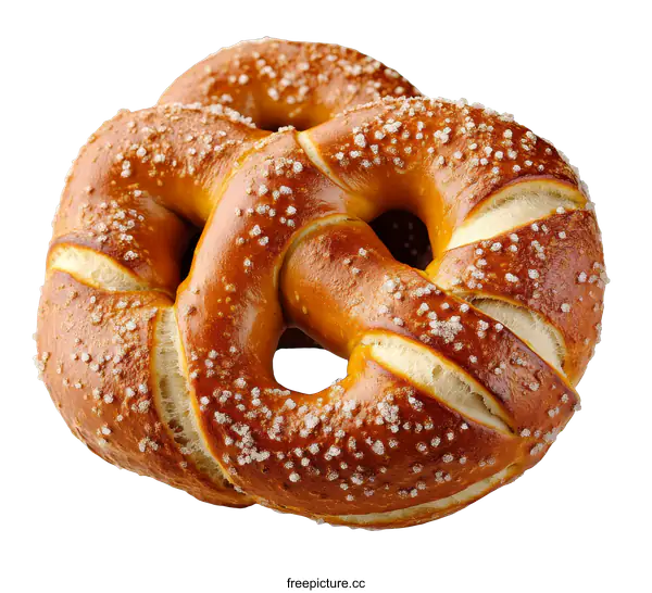 [Transparent Background PNG]Two Delicious Homemade Pretzel
