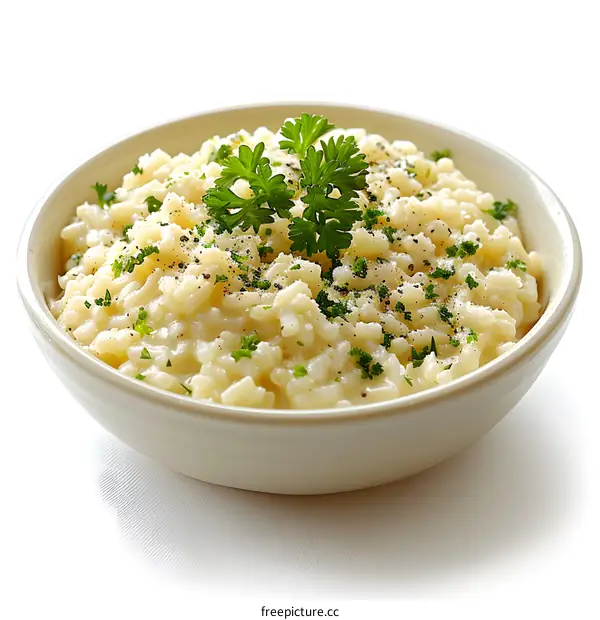A bowl of risotto
