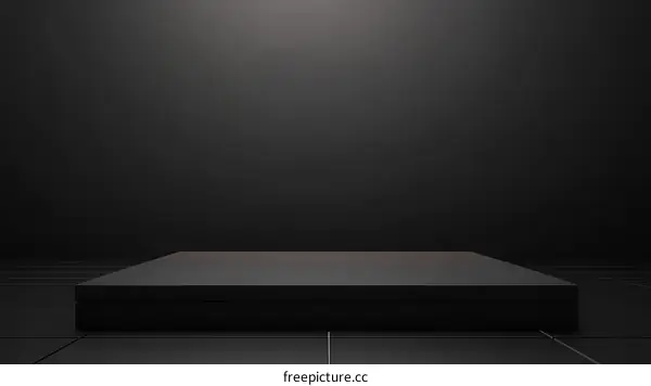Dark Minimalist Product Display Platform