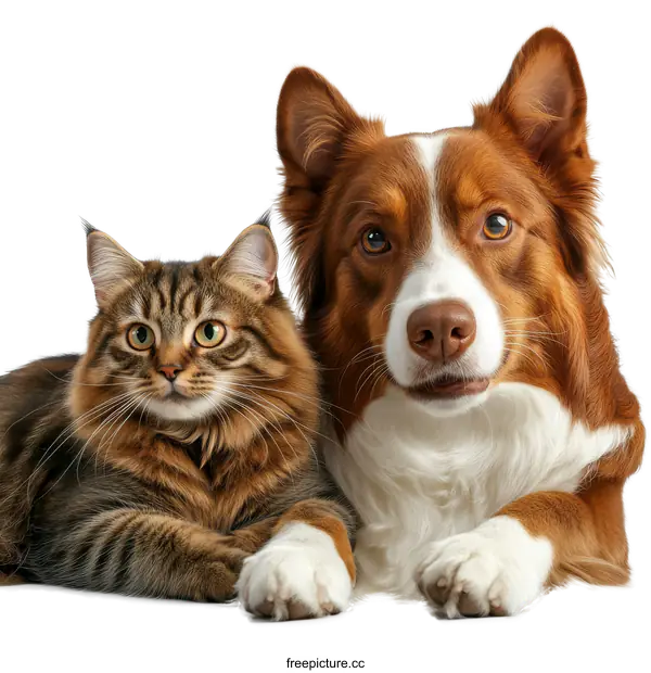 [Transparent Background PNG]Friendly Pet Companionship