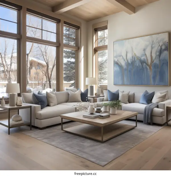 Modern Minimalist Living Room Interior Design