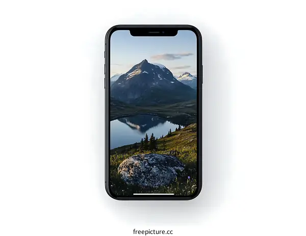 Mountain Landscape Phone Screen Wallpaper