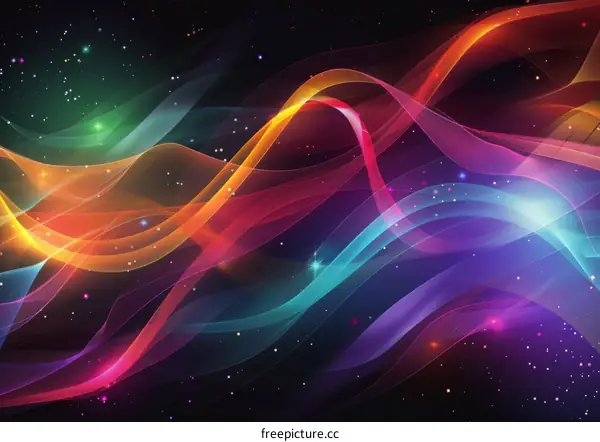 Celestial Tapestry: Unveiling the Vibrant Nebula in the Cosmic Expanse