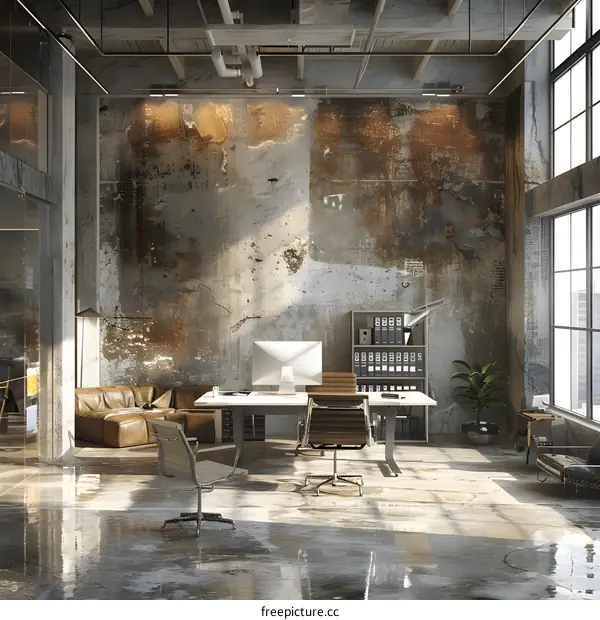 industrial style office interior design