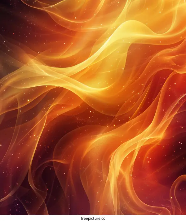 Abstract Flame Design Background