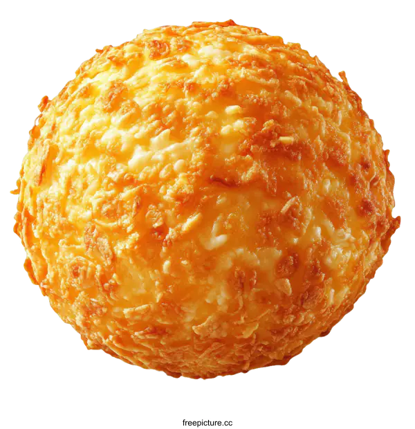 [Transparent Background PNG]Crispy Cheese Ball Food Close-up