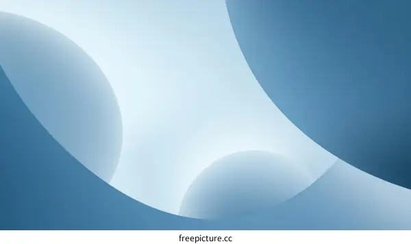 Abstract Blue Gradient Shapes Background