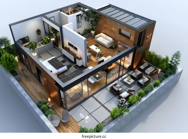 Interior Design and Building 3D Models