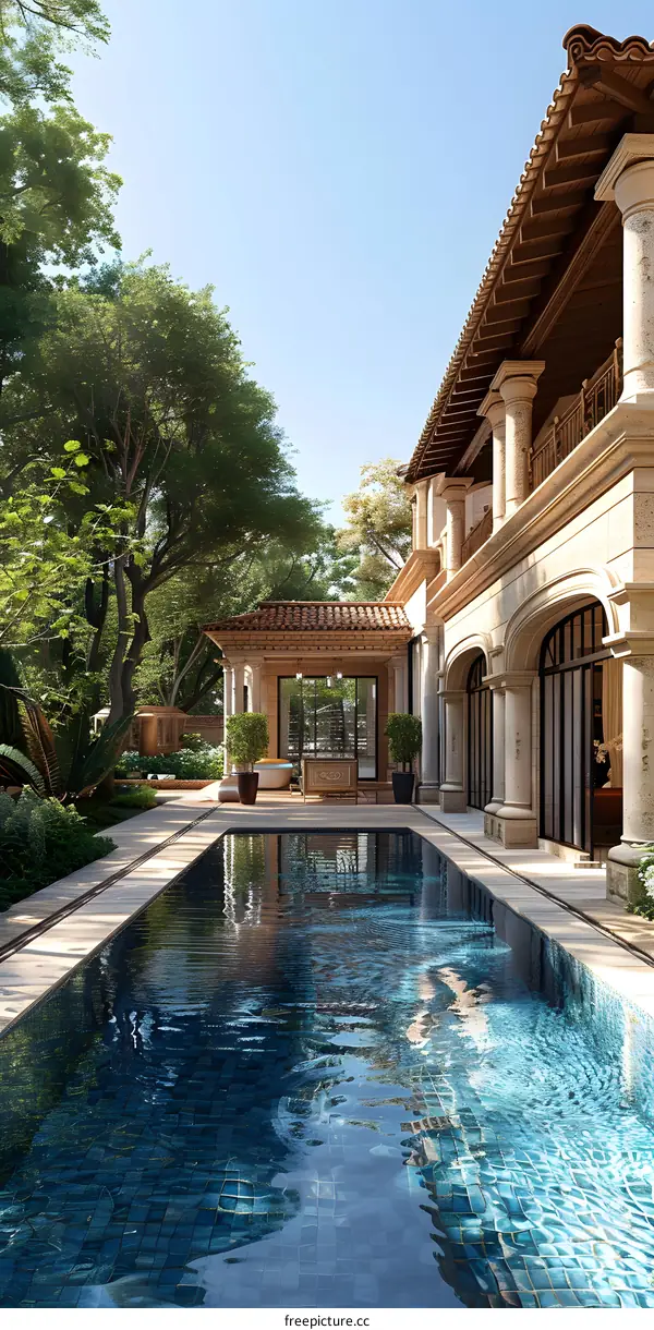 Luxury Villa with Swimming Pool and Patio